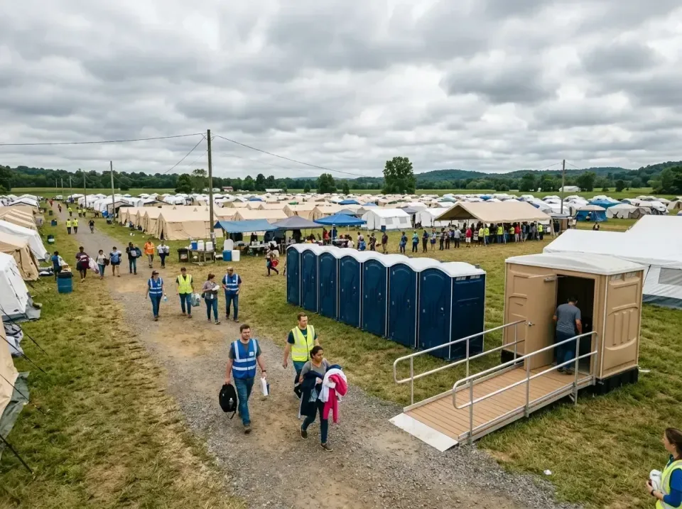 disaster-relief-camp-restrooms-010 — frequently asked questions, Dumpster & Portable Bathrooms Rental in Green Cove Springs,…